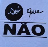 T-shirt Só que não