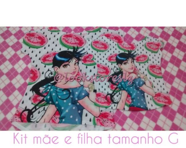 T-shirts mãe e filha