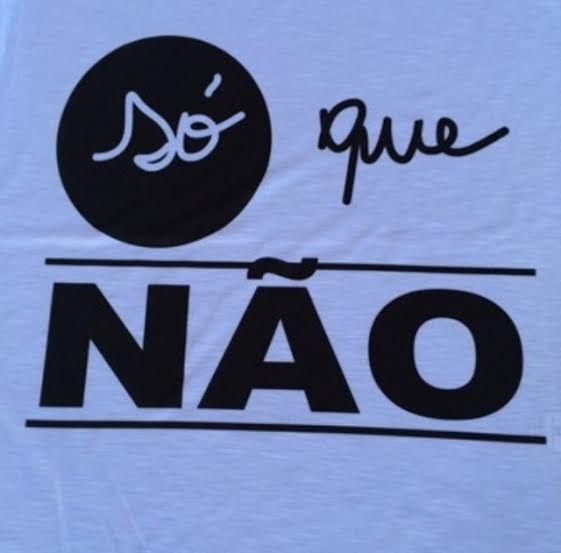 T-shirt Só que não